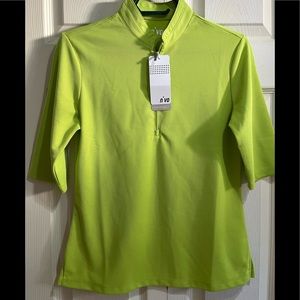NVO Women’s Key Lime Coolmax Polo in Size Small